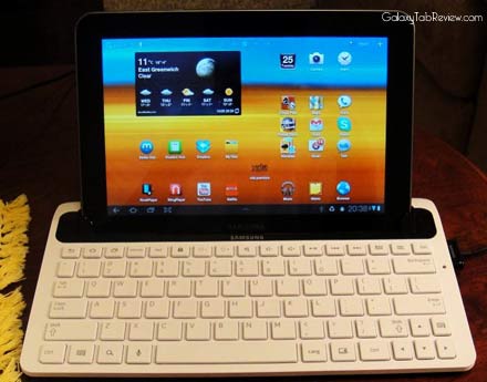 galaxy tab 8 9 keyboard dock review