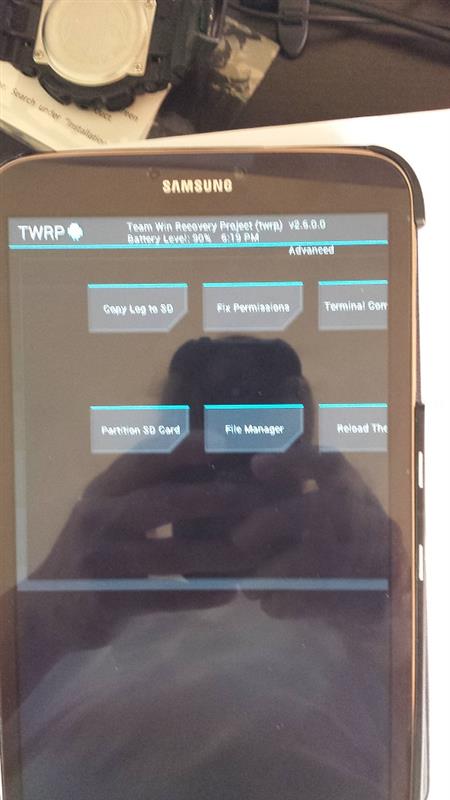 Download TWRP for Galaxy Tab 3 8.0